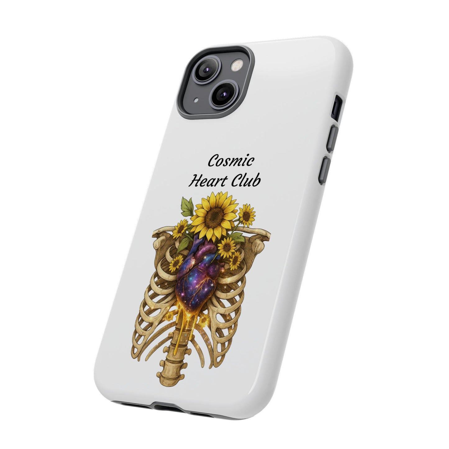 Tough Cases - 'Cosmic Heart Club' Floral Ribcage Phone Case