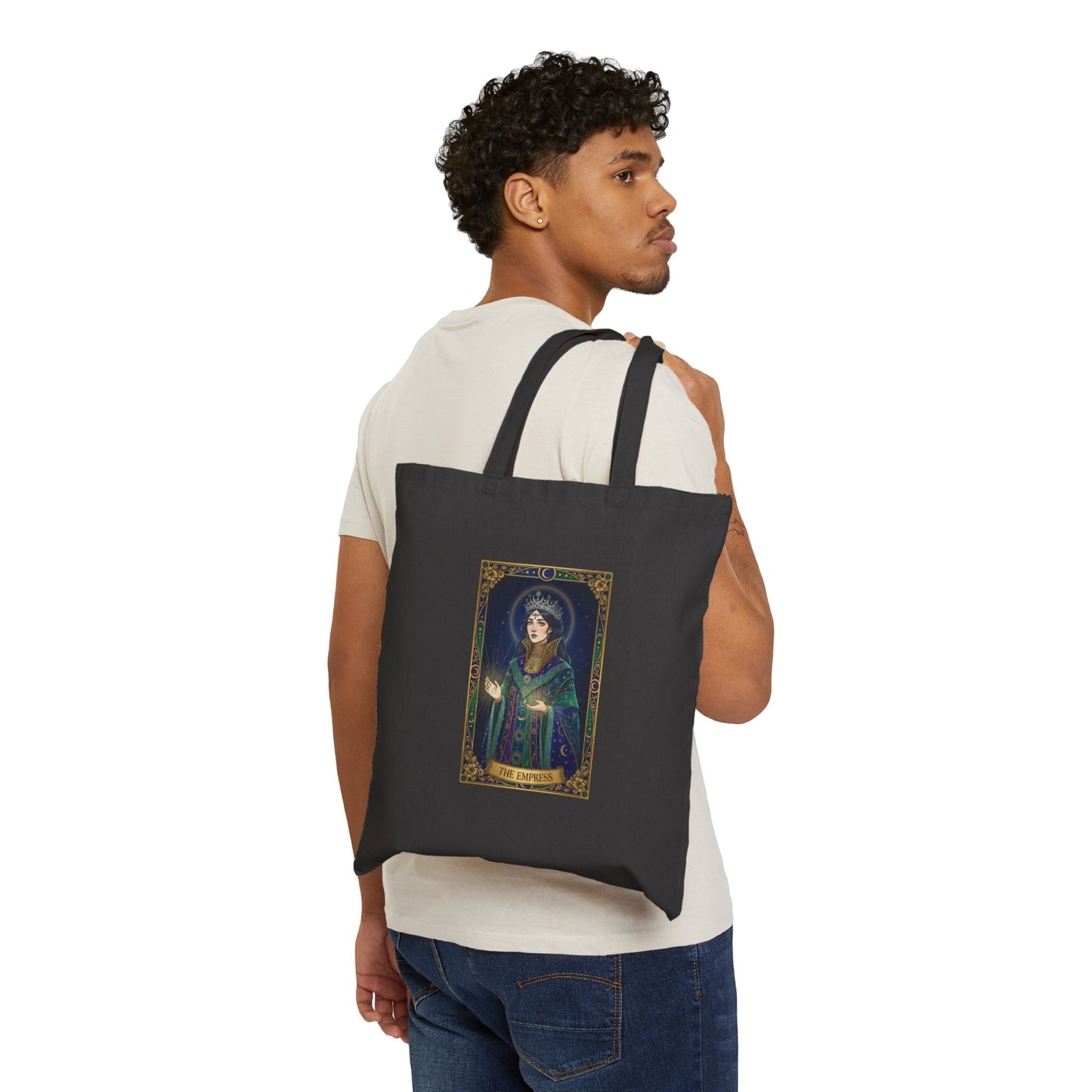 Tarot Arcana Illustration Tote | classic tarot style, mystic card art