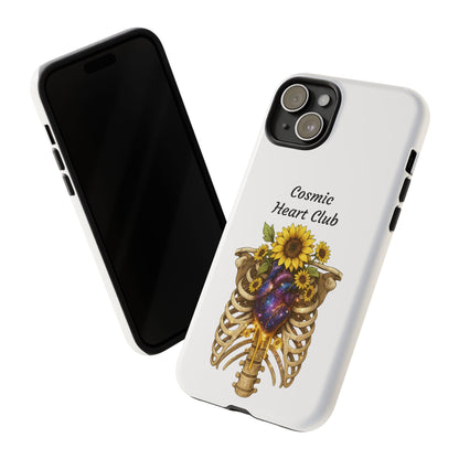 Tough Cases - 'Cosmic Heart Club' Floral Ribcage Phone Case