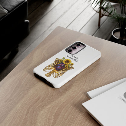 Tough Cases - 'Cosmic Heart Club' Floral Ribcage Phone Case