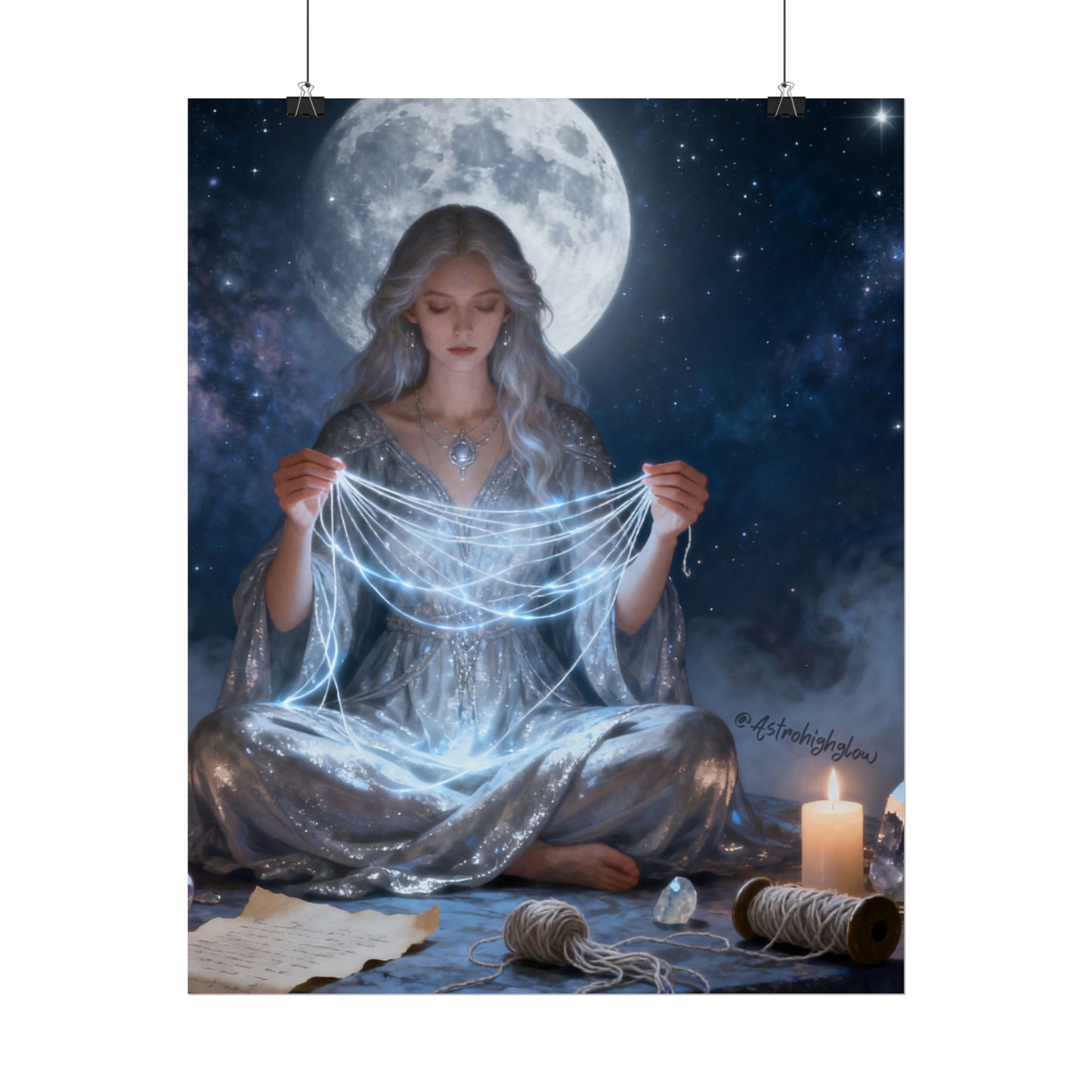 Mystic Moon Weaver Poster