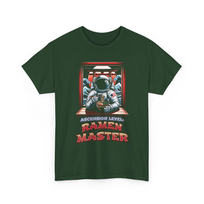 Ramen Master — Astronaut Slurping Ramen Tee ("Ascension level: Ramen Master")