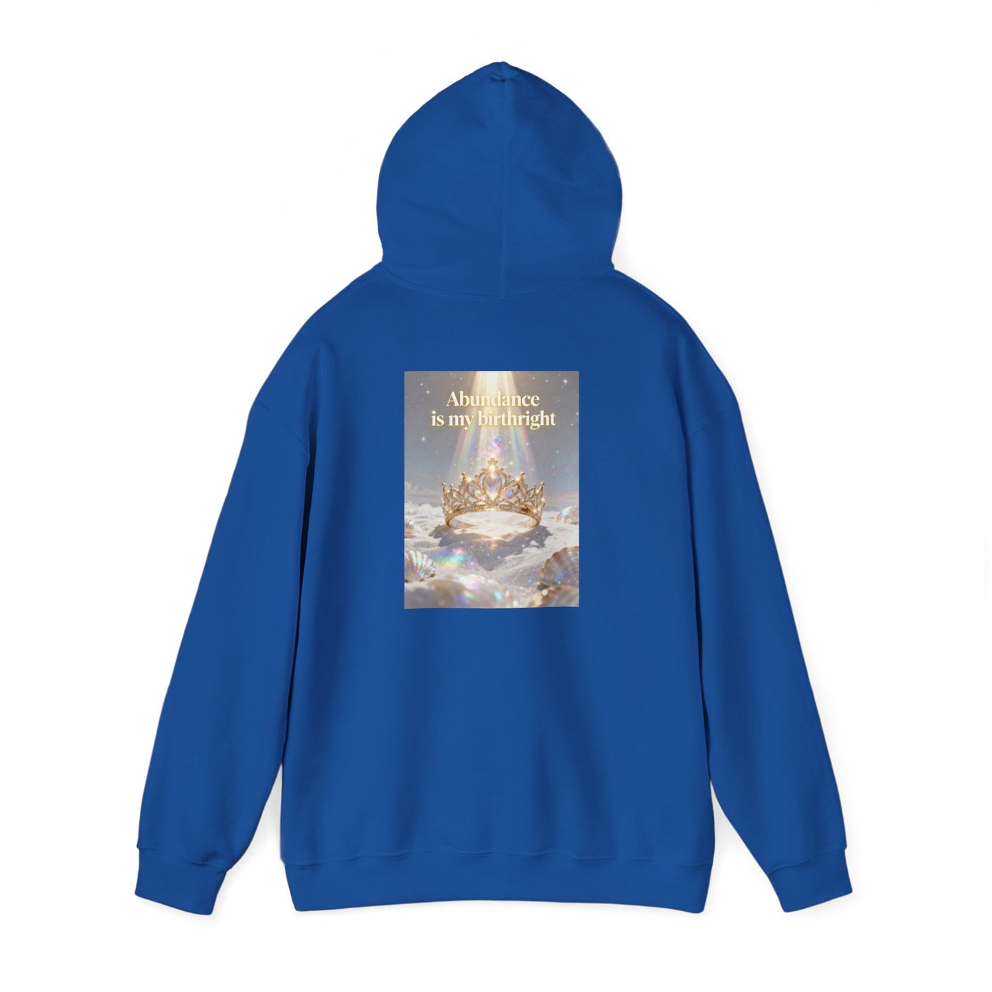 Abundance Is My Birthright Hoodie — Spiritual Affirmation Graphic Hoodie