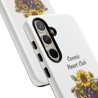 Tough Cases - 'Cosmic Heart Club' Floral Ribcage Phone Case