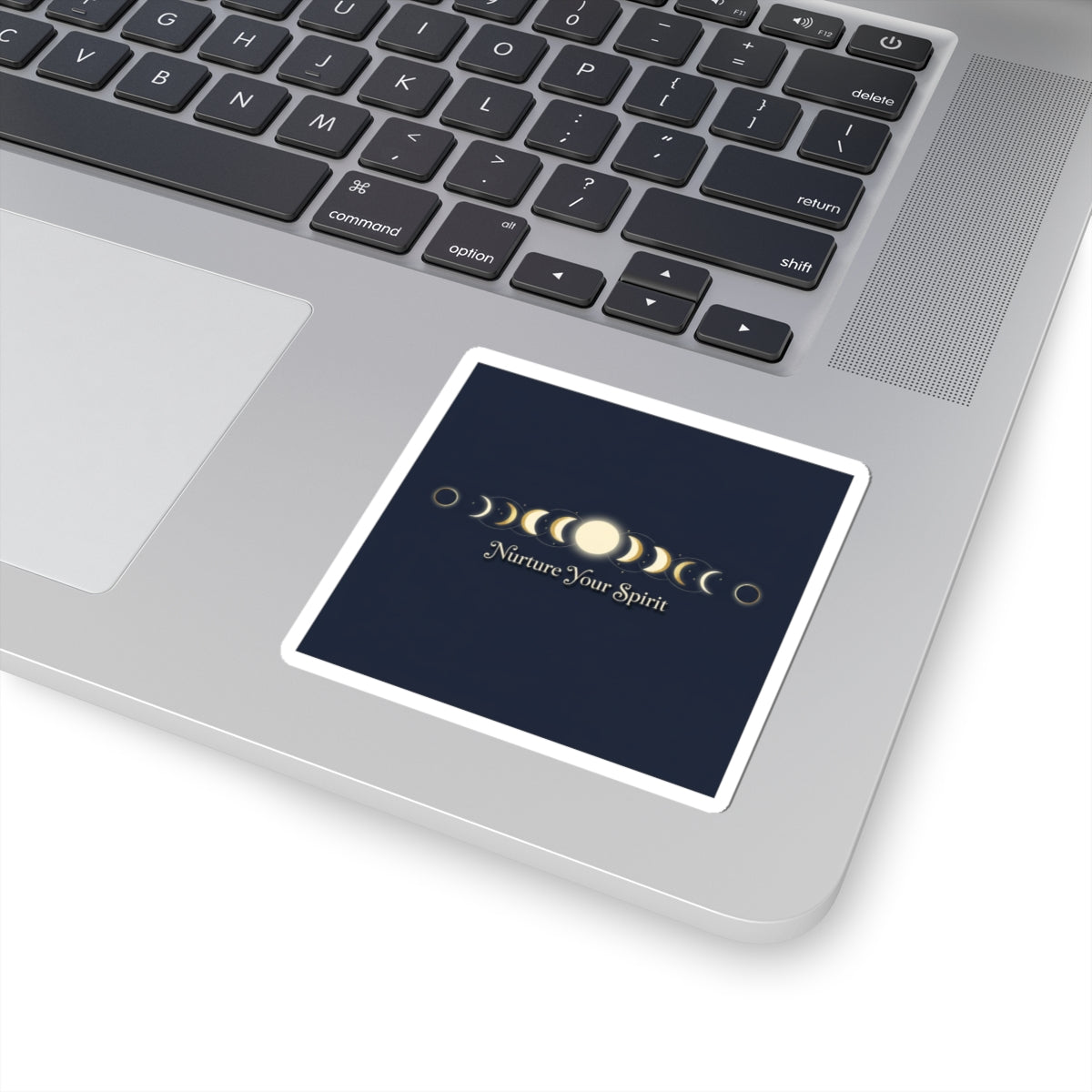 Moon Phase Grid Stickers — Lunar Ritual Celestial Wellness Kiss-Cut