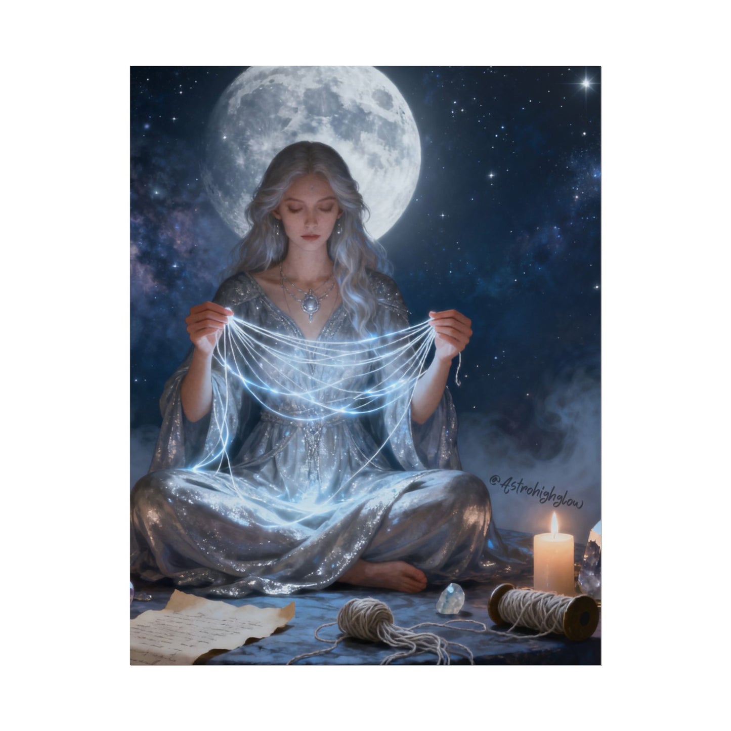 Mystic Moon Weaver Poster