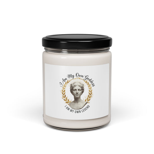 "I Am my own Goddess. I Am my own legend" — 9oz Aromatherapy Soy Candle
