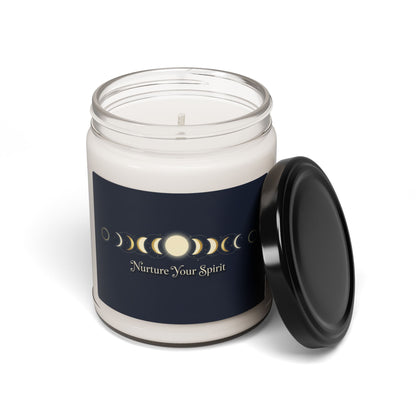 Moon Phase Ritual Soy Candle — "Nurture Your Spirit" (9oz)