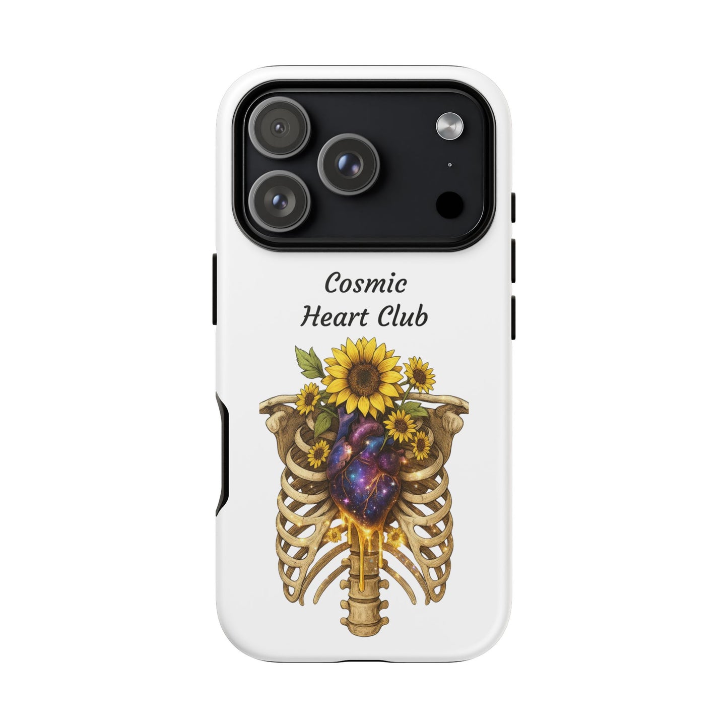 Tough Cases - 'Cosmic Heart Club' Floral Ribcage Phone Case