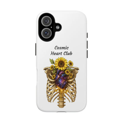 Tough Cases - 'Cosmic Heart Club' Floral Ribcage Phone Case