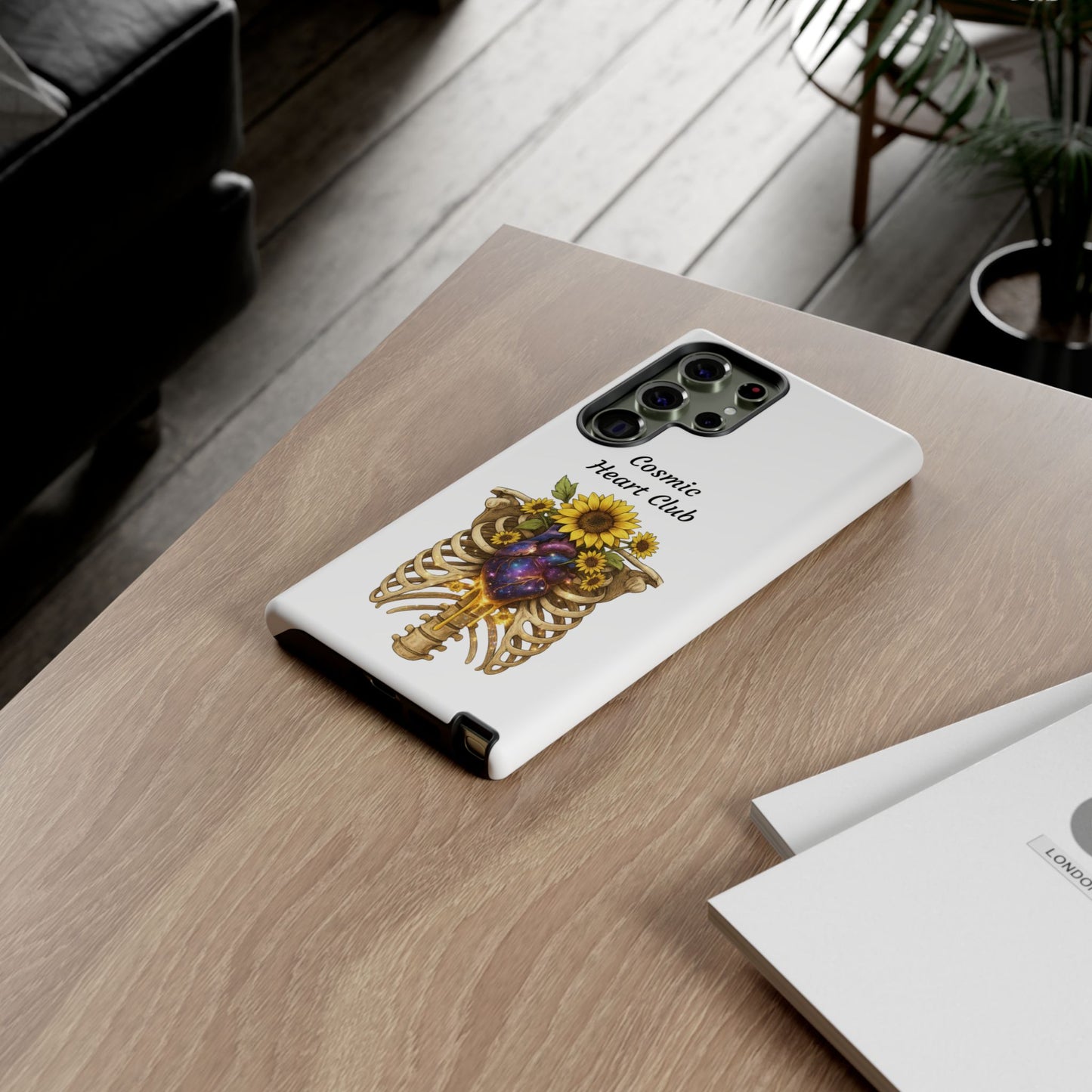 Tough Cases - 'Cosmic Heart Club' Floral Ribcage Phone Case
