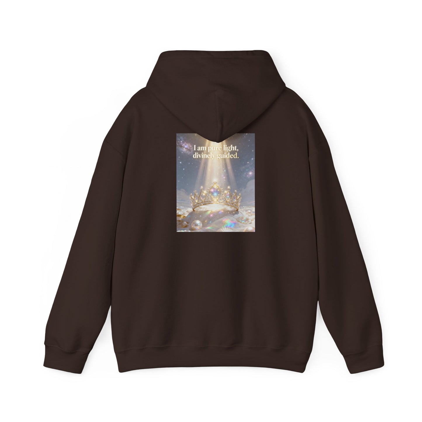 I Am Pure Light Divine Guided | Spiritual Inspirational Graphic Hoodie