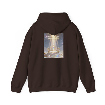 I Am Pure Light Divine Guided | Spiritual Inspirational Graphic Hoodie