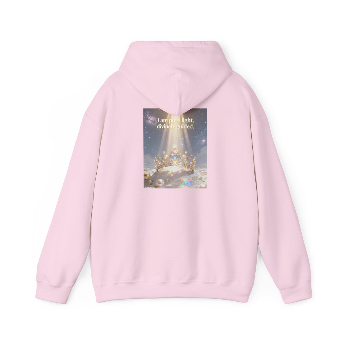 I Am Pure Light Divine Guided | Spiritual Inspirational Graphic Hoodie