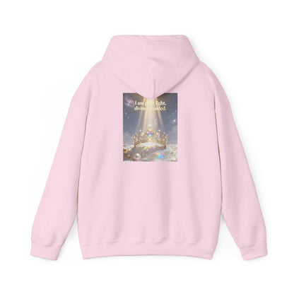 I Am Pure Light Divine Guided | Spiritual Inspirational Graphic Hoodie