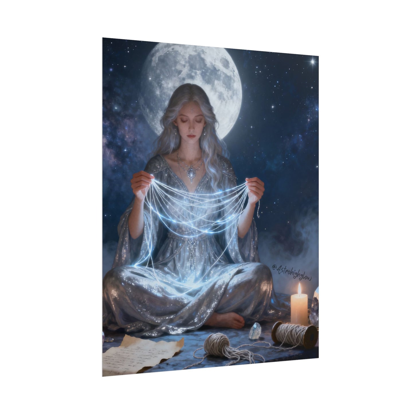 Mystic Moon Weaver Poster