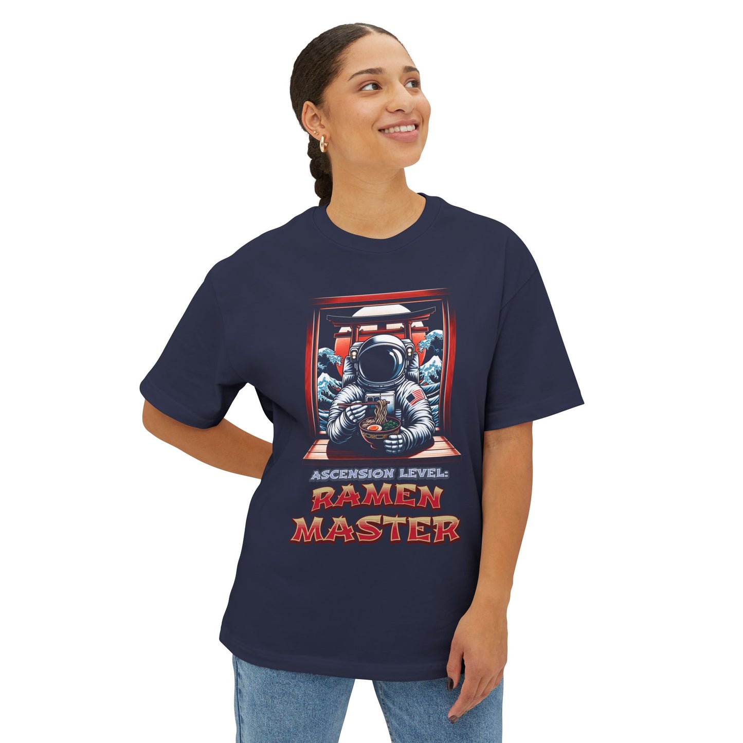 Astronaut Ramen Graphic Tee - "Ascension level: Ramen Master" T‑Shirt
