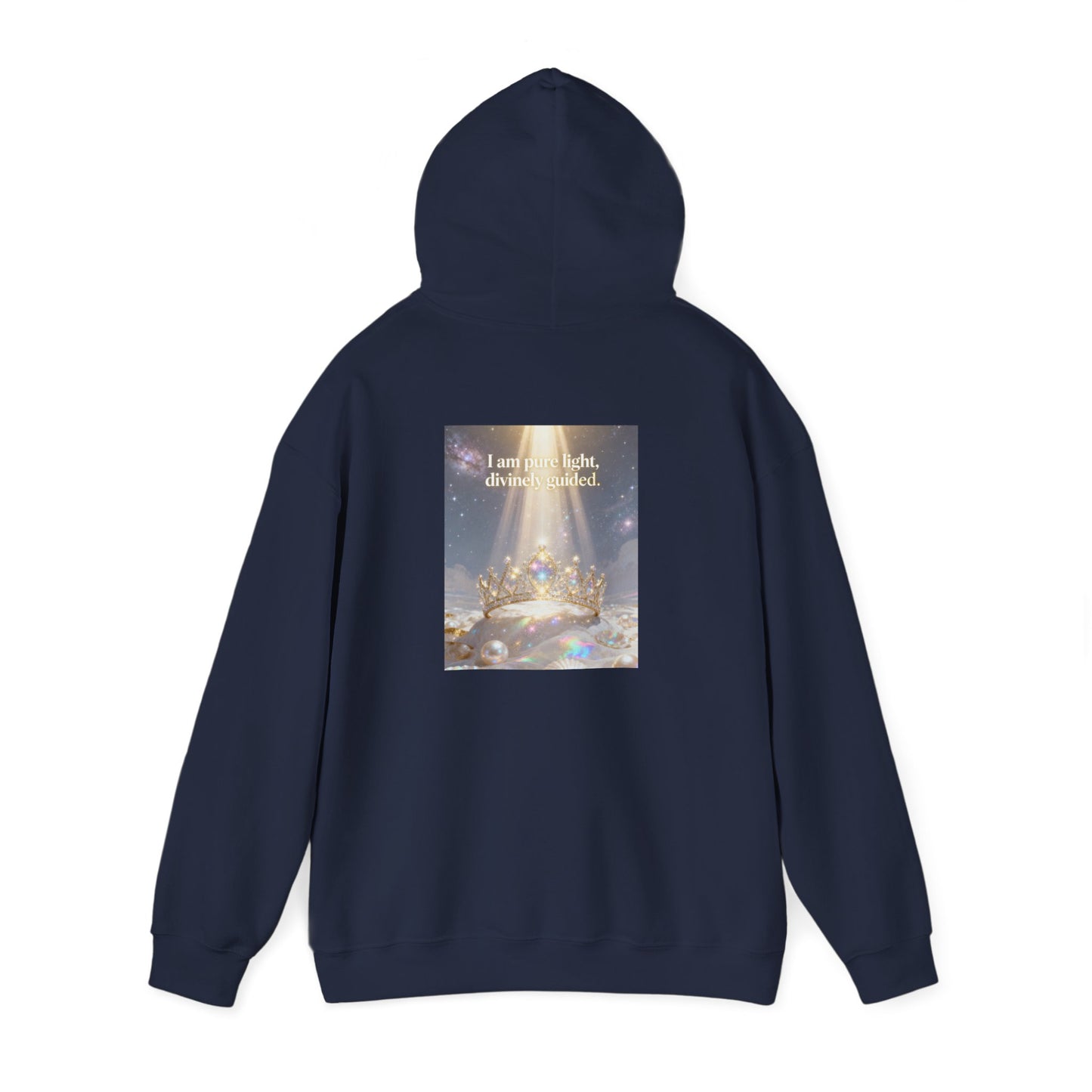 I Am Pure Light Divine Guided | Spiritual Inspirational Graphic Hoodie