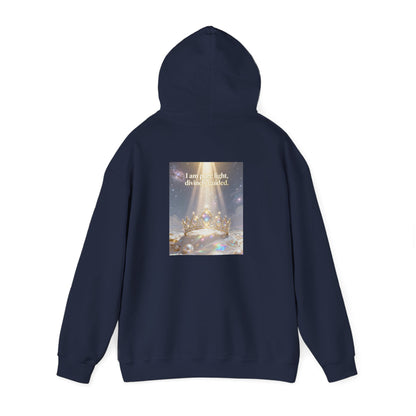 I Am Pure Light Divine Guided | Spiritual Inspirational Graphic Hoodie