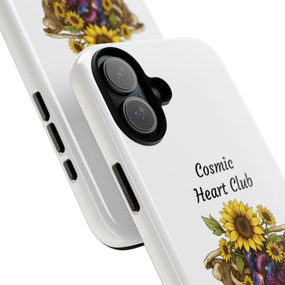 Tough Cases - 'Cosmic Heart Club' Floral Ribcage Phone Case