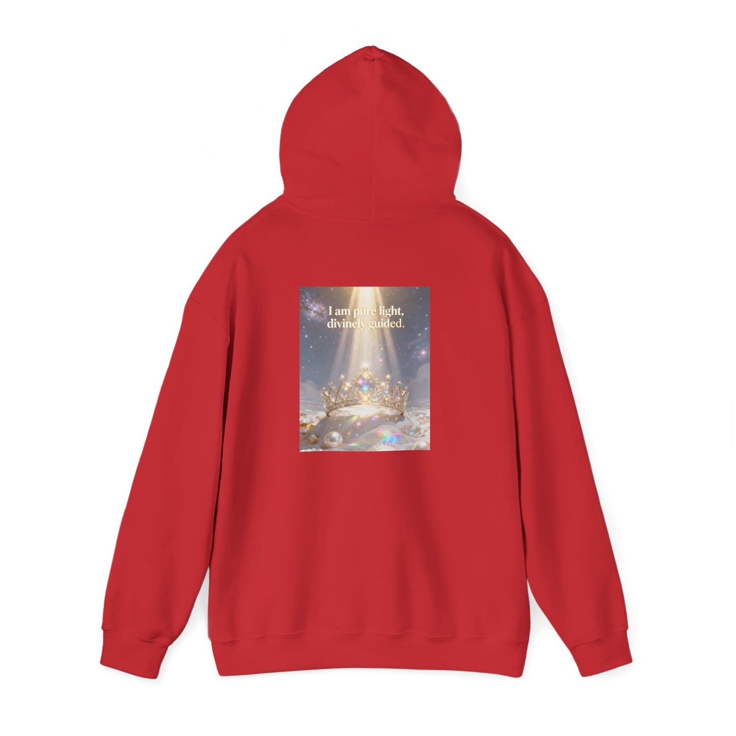 I Am Pure Light Divine Guided | Spiritual Inspirational Graphic Hoodie