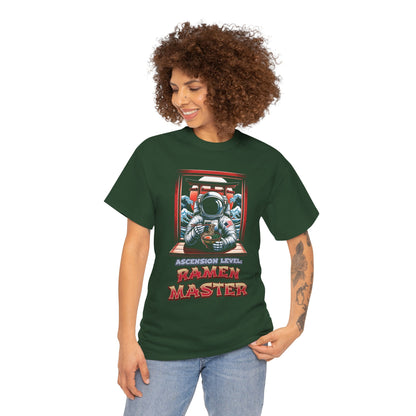 Ramen Master — Astronaut Slurping Ramen Tee ("Ascension level: Ramen Master")