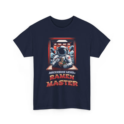 Ramen Master — Astronaut Slurping Ramen Tee ("Ascension level: Ramen Master")