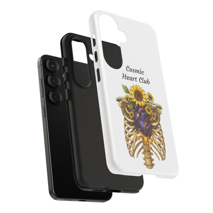 Tough Cases - 'Cosmic Heart Club' Floral Ribcage Phone Case