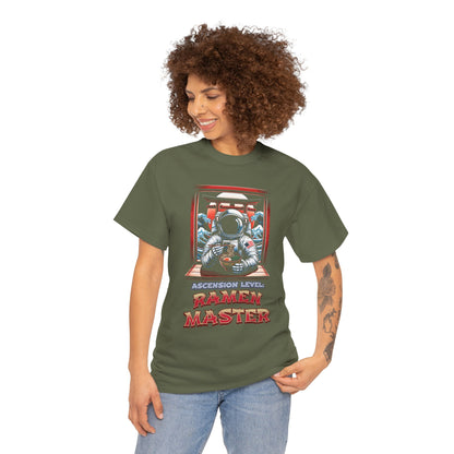 Ramen Master — Astronaut Slurping Ramen Tee ("Ascension level: Ramen Master")