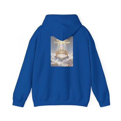 Abundance Is My Birthright Hoodie — Spiritual Affirmation Graphic Hoodie