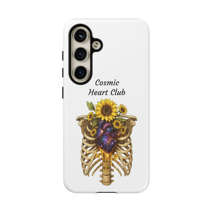 Tough Cases - 'Cosmic Heart Club' Floral Ribcage Phone Case