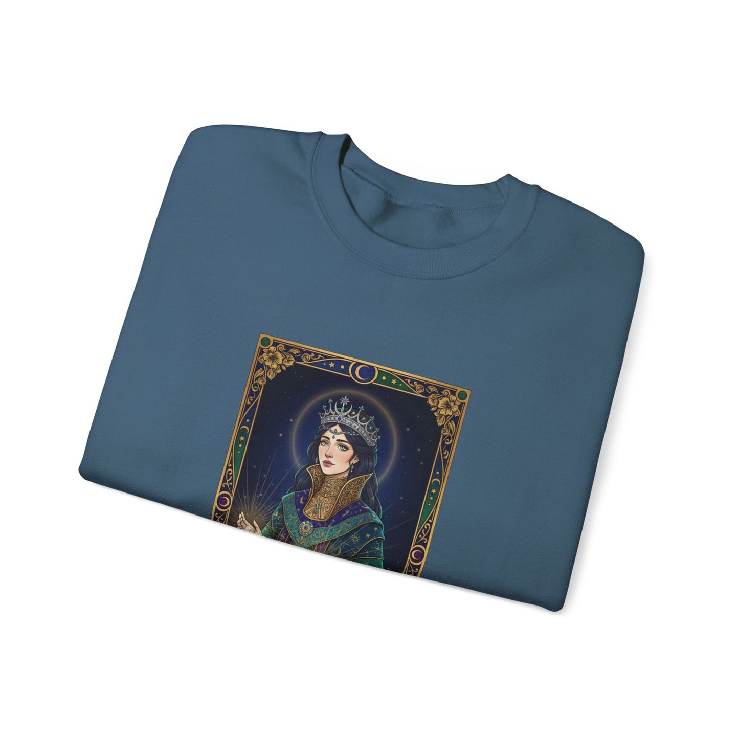 Mystic Empress Tarot Crewneck Sweatshirt | classic tarot style, modern tarot apparel