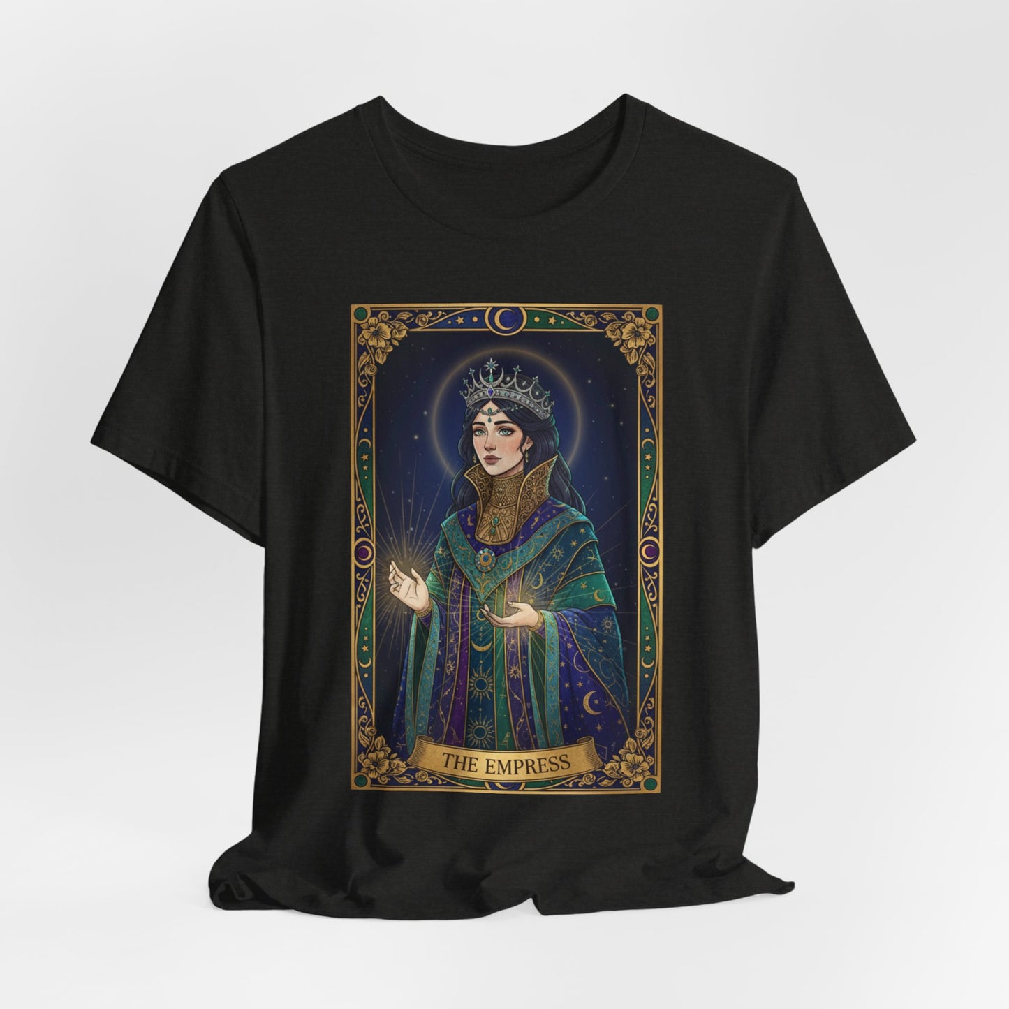 Empress Tarot Card Tee | modern tarot apparel, classic tarot style