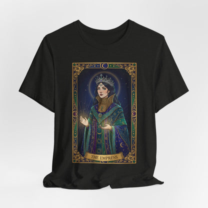 Empress Tarot Card Tee | modern tarot apparel, classic tarot style