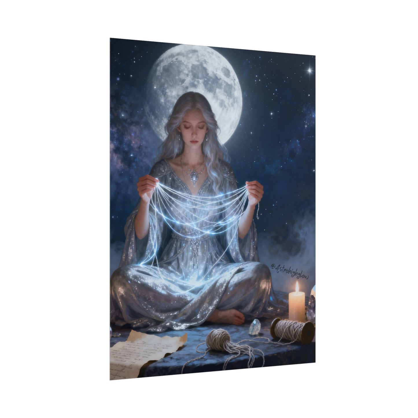 Mystic Moon Weaver Poster