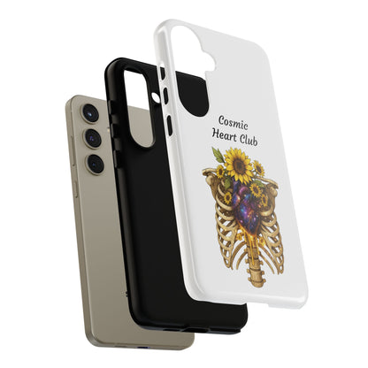 Tough Cases - 'Cosmic Heart Club' Floral Ribcage Phone Case