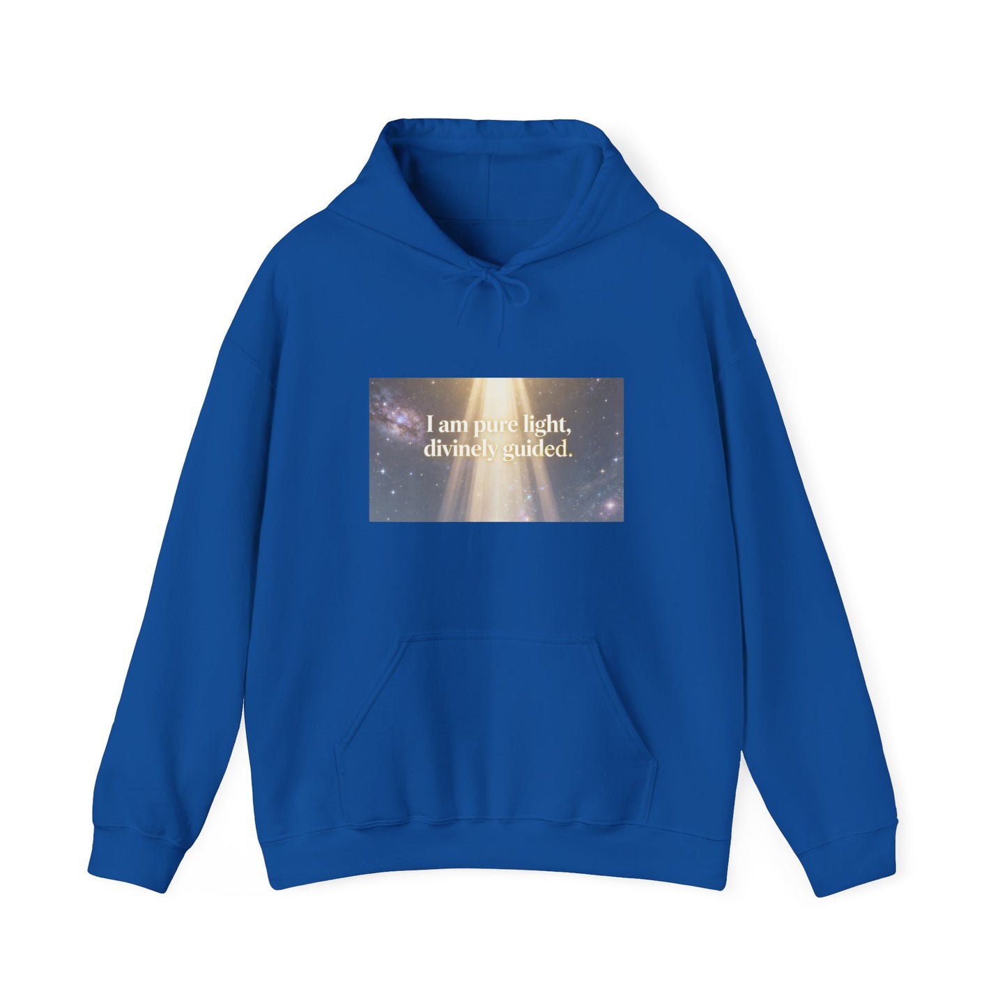 I Am Pure Light Divine Guided | Spiritual Inspirational Graphic Hoodie