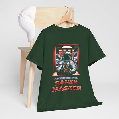 Ramen Master — Astronaut Slurping Ramen Tee ("Ascension level: Ramen Master")
