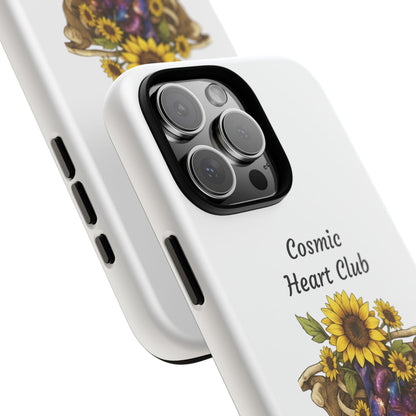 Tough Cases - 'Cosmic Heart Club' Floral Ribcage Phone Case