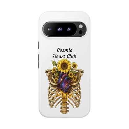 Tough Cases - 'Cosmic Heart Club' Floral Ribcage Phone Case