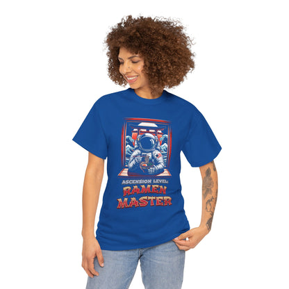 Ramen Master — Astronaut Slurping Ramen Tee ("Ascension level: Ramen Master")