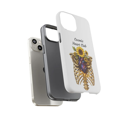 Tough Cases - 'Cosmic Heart Club' Floral Ribcage Phone Case