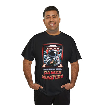 Ramen Master — Astronaut Slurping Ramen Tee ("Ascension level: Ramen Master")