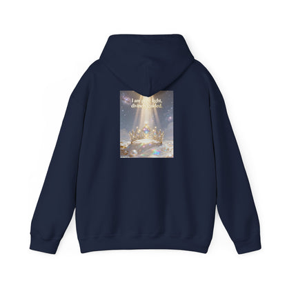 I Am Pure Light Divine Guided | Spiritual Inspirational Graphic Hoodie