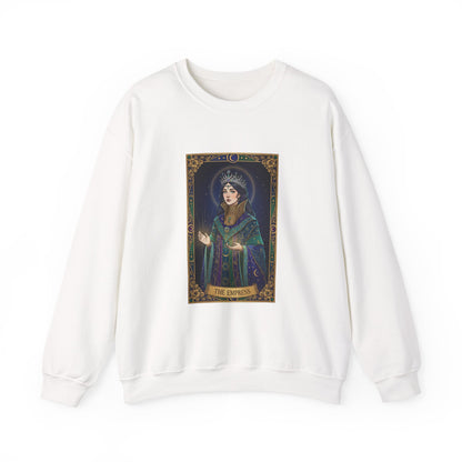 Mystic Empress Tarot Crewneck Sweatshirt | classic tarot style, modern tarot apparel