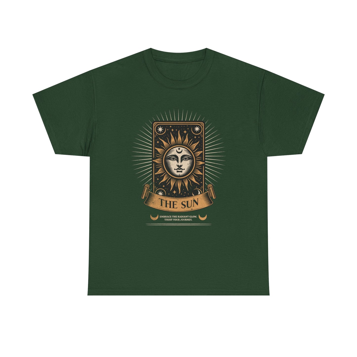 "The Sun" Tarot Tee — Vintage Celestial Sun Card Graphic T-Shirt