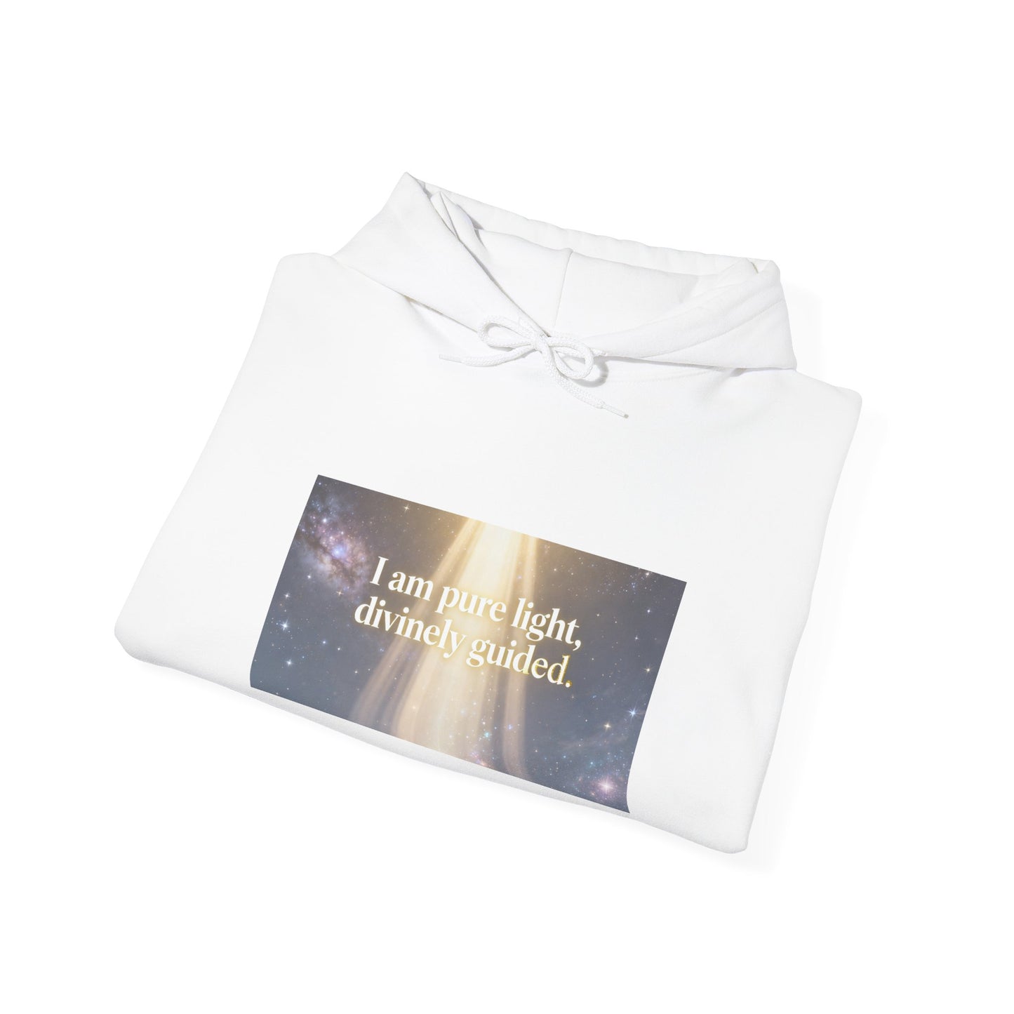I Am Pure Light Divine Guided | Spiritual Inspirational Graphic Hoodie