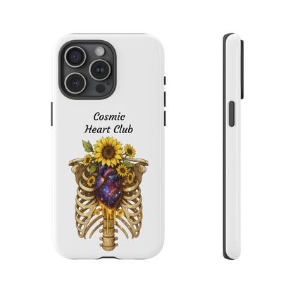 Tough Cases - 'Cosmic Heart Club' Floral Ribcage Phone Case