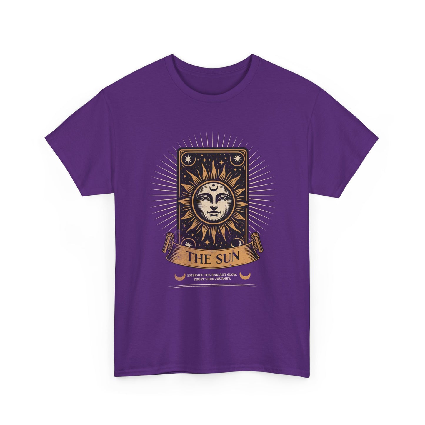 "The Sun" Tarot Tee — Vintage Celestial Sun Card Graphic T-Shirt