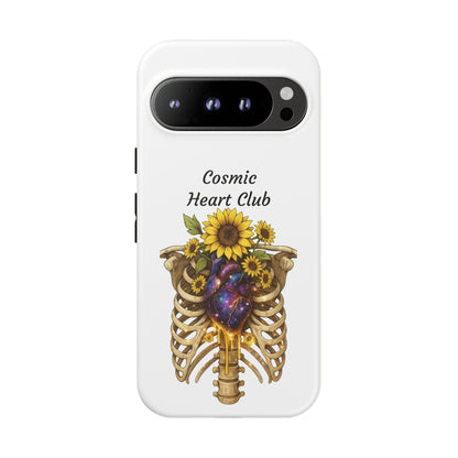 Tough Cases - 'Cosmic Heart Club' Floral Ribcage Phone Case